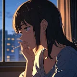 Tokyo Girl Sunset Lo-Fi