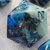 Liquid Cosmos Art and Dice