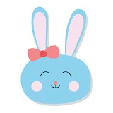 Petit lapin bleu