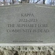 R.I.P. kappa.