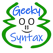 Geeky Syntax