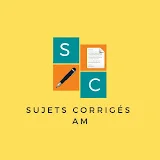 sujets corrigés مواضيع محلولة