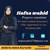 Hafsa wahid (Bahria town official)