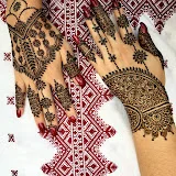 نقش الحناء المغربي مع هناء Henna art with hanae