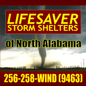 Lifesaver Storm Shelters of North Alabama