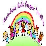 Rainbow kids finger family
