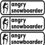 Angry Snowboarder