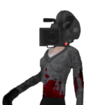 Large Camera Woman Zombie