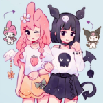 Kuromi and Melody