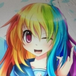 Only one rainbow dash in the word