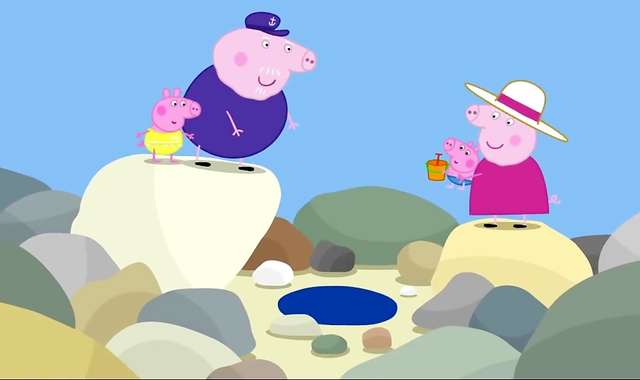 Peppa Pig English Episodes | Peppa Pig meets Mr Crab!