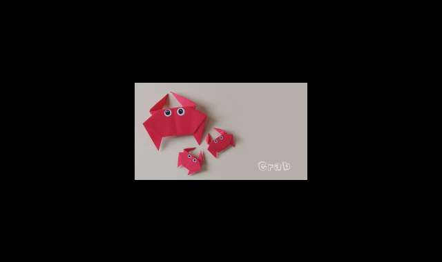 Crab Origami / اوریگامی خرچنگ