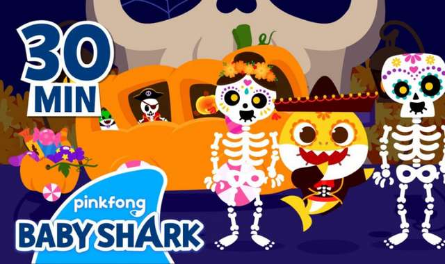 بی بی شارک - Baby Shark - بهترین آهنگهای هالووین برای بچه ها
