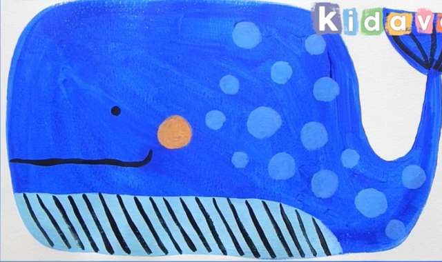 نقاشی بچه کوسه baby shark