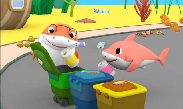 کارتون کوسه ها به زبان انگلیسی Baby shark HD سرگرمی آموزشی تفریحی