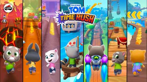 NOVO JOGO! 🎮🏃💨 Talking Tom Time Rush (Trailer Oficial de Lançamento)