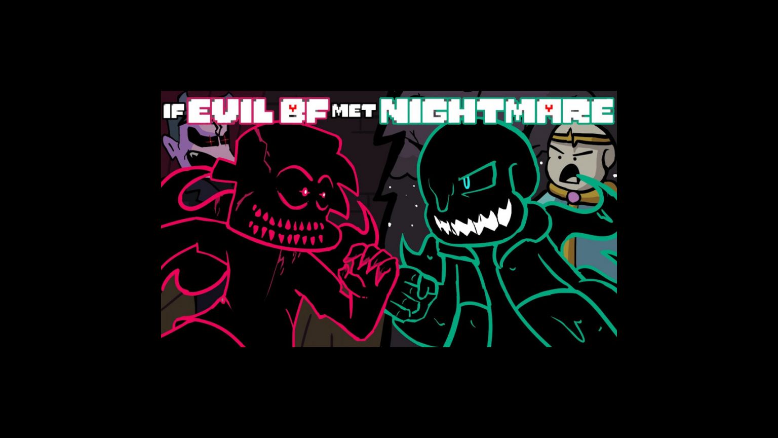 BAD TIME- Nightmare Sans vs BF? (FNF Animation) 