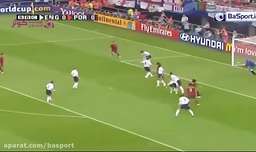 خلاصه بازی انگلیس ۰-۰ پرتغال (۱-۳ پنالتی| ۱/۴نهایی2006)