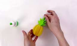 اوریگامی سه بعدی میوه - آموزش ساخت میوه کاغذی - کاردستی
