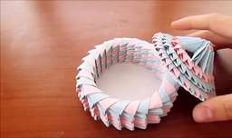 اوریگامی سه بعدی جعبه جواهرات - آموزش ساخت جعبه کاغذی - کاردستی