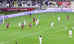 خلاصه بازی قطر 1 - عراق 0 - حذف عراق و صعود قطر به جمع هشت تیم برتر