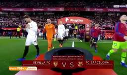 خلاصه جام حذفی اسپانیا: سویا 2-0 بارسلونا