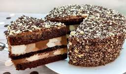 دستور پخت کیک شکلاتی جدید:: کیک شکلاتی دو رنگه