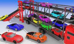 ماشین بازی کودکانه | حمل و نقل خودروهای رنگی برند
