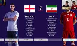 گیم پلی ایران - انگلیس جام جهانی 2022 در PES 21