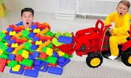 برنامه کودک سنیا ، بازی با بلوک های رنگارنگ ، برنامه کودک جدید