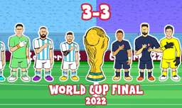 انیمیشن طنز بازی فرانسه و آرژانتین| فینال جام جهانی ۲۰۲۲ قطر