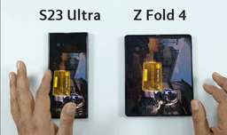 تست و مقایسه سرعت گوشی های Samsung S23 Ultra با Samsung Z Fold 4