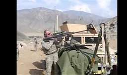 شلیک های بسیار دیدنی با تک تیرانداز Barret M107 Cal 50-BMG