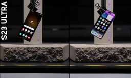 تست سقوط گوشی های Samsung Galaxy S23 Ultra vs iPhone 14Pro Max
