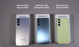 تست امتیاز بنچمارک گوشی های سامسونگ A14 A34 A54