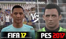 FIFA 17 vs PES 2017 Real Madrid Players Faces Comparison | HD