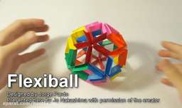 اوریگامی توپ سه بعدی