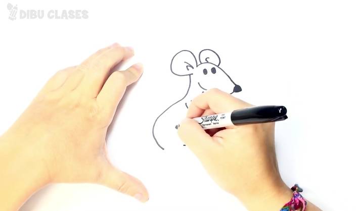 Como dibujar un Raton paso a paso | Dibujo facil de Raton - سی وید