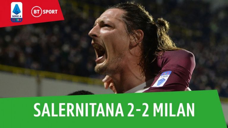 سالرنیتانا 2-2 میلان | خلاصه بازی | سری آ ایتالیا