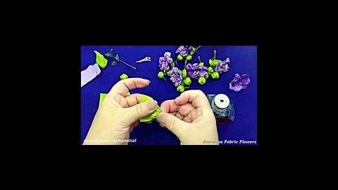 DIY Ribbon Rose I How To Make Easy ribbon flower I Kanzashi Rose Tutorial 