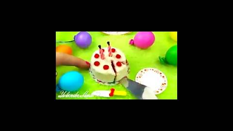 آموزش کیک تولد، مهمانی، جشن برای باربی
