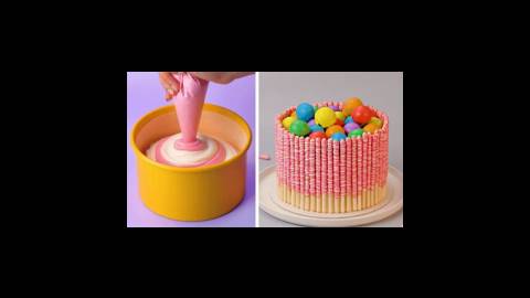 آموزش تزیین کیک شکلاتی :: تزیین کیک تولد کیوت :: کیک آرایی
