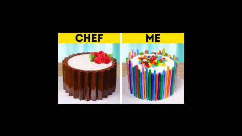 ترفند آشپزی : دیزاین کیک و شیرینی : ترفند ۵ دقیقه ای