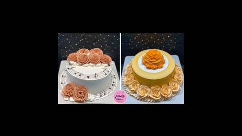 آموزش کیک آرایی فوق العاده زیبا / کیک و شیرینی بانوان
