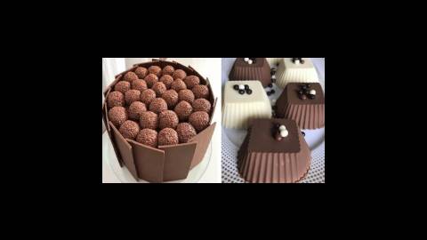 آموزش تزیین کیک و دسر شکلاتی:: کیک آرایی