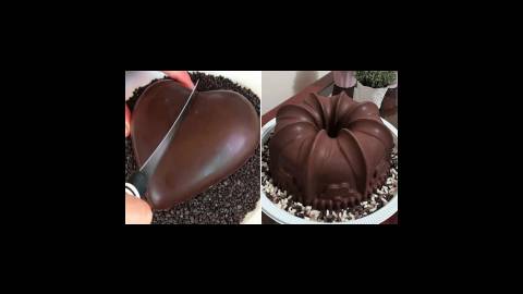 آموزش تزیین کیک شکلاتی جدید:: کیک و شیرینی شکلاتی و کاراملی