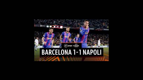 بارسلونا 1-1 ناپولی | خلاصه بازی | لیگ اروپا