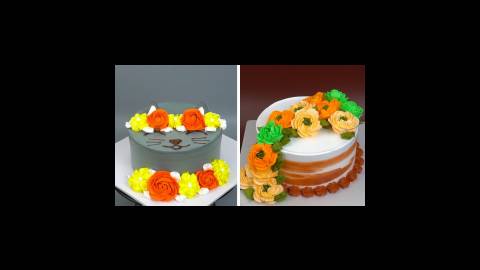 طرز تهیه کیک تولد طرح گل :: کیک و شیرینی جدید