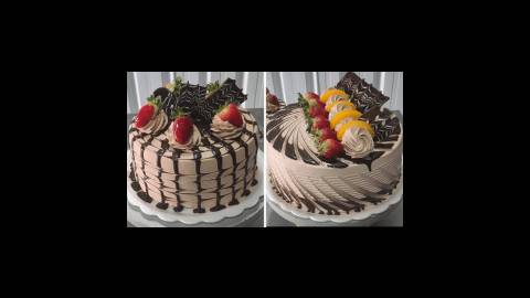 طرز تهیه کیک تولد شکلاتی :: کیک ویترینی :: کیک و شیرینی