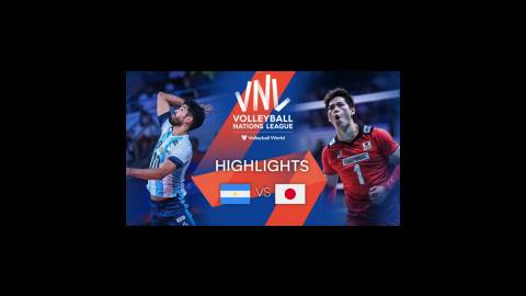 آرژانتین 1-3 ژاپن | خلاصه بازی | لیگ ملت‌های والیبال 2022